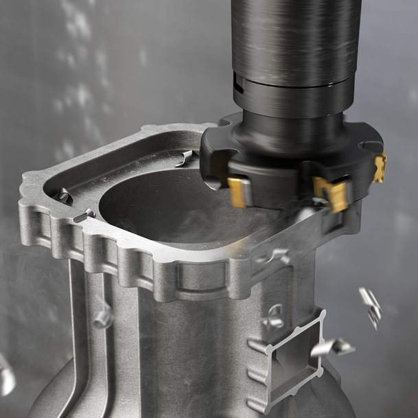 Nový model CoroMill® MF80 pro špičkové čelní a rohové frézování